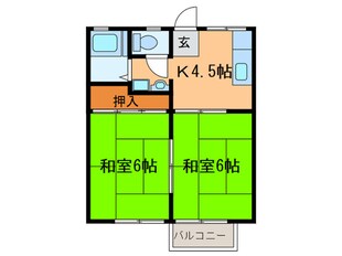 サンハイツの物件間取画像